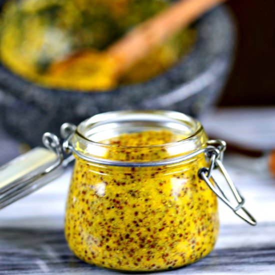 Homemade Stone-Ground Mustard - Recipe photo by lifeloveandgoodfood
