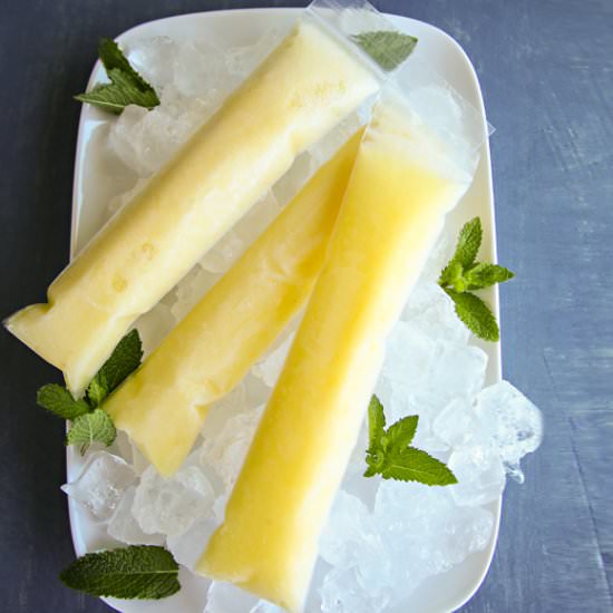 Dirty Pineapple Whip Pops - Recipe photo by Kleinworth &amp; Co