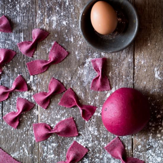 Beetroot Pasta Dough - Recipe photo by Inside the rustic kitchen