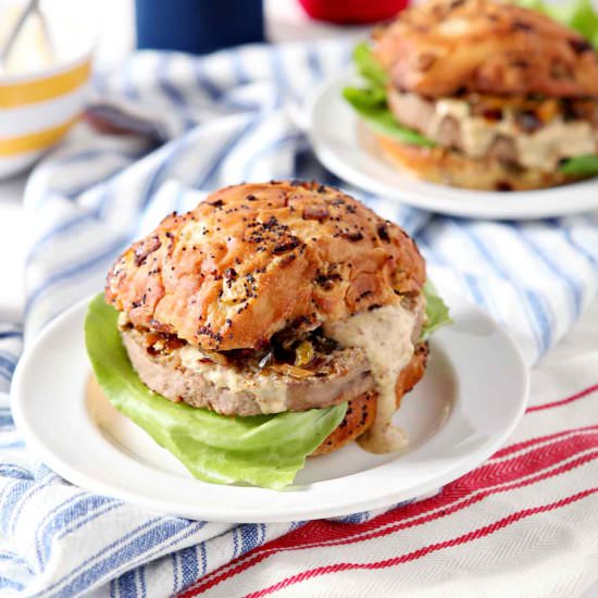 Louisiana Cajun Turkey Burgers - Recipe photo by thespeckledpalate