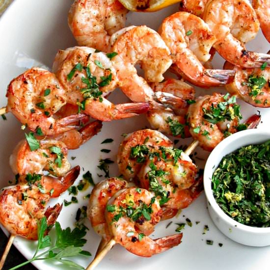 Grilled Shrimp Scampi - Recipe photo by agoudalife