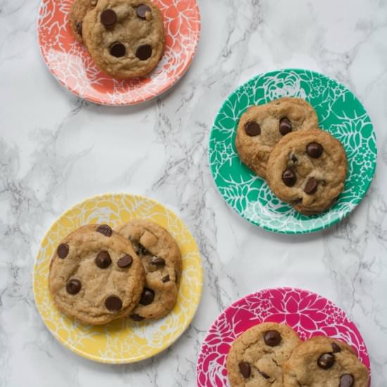 Vegan Chocolate Chip Cookies - Recipe photo by asavoryfeast