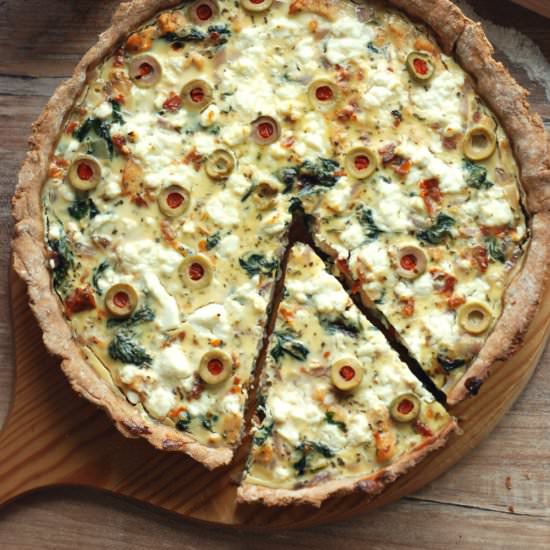 Wholegrain Chicken and Feta Tart - Recipe photo by dietetyczne-fanaberie