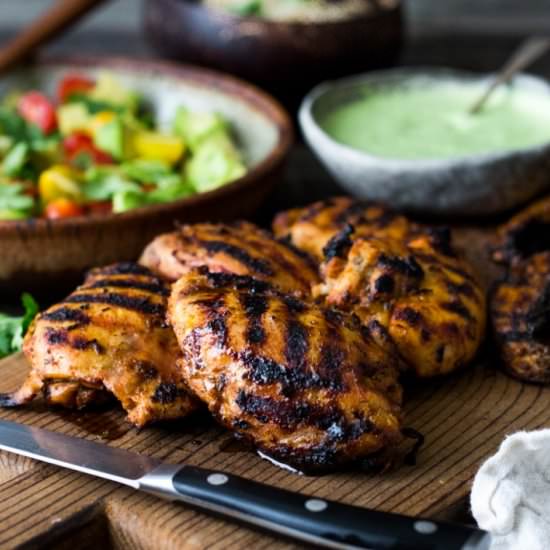 Grilled Peruvian Chicken - Recipe photo by Feasting at Home