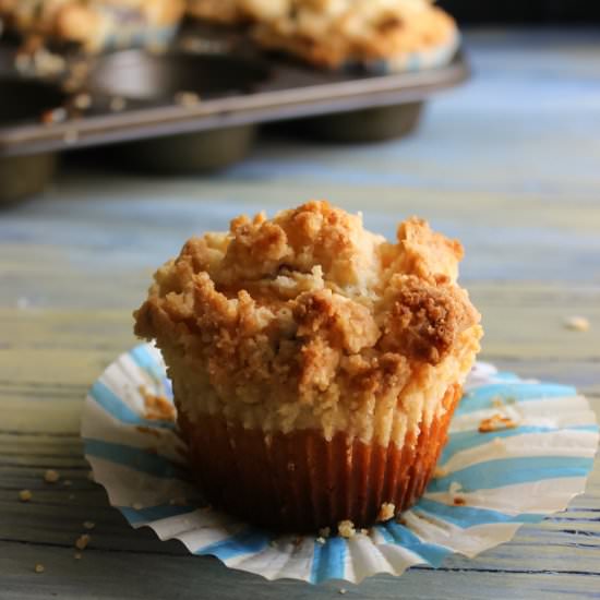 Blueberry Muffins With streusel - Recipe photo by Ghezaeshiriin