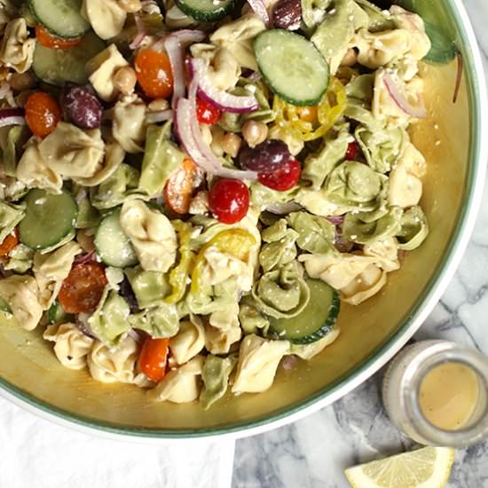 Greek Tortellini Pasta Salad - Recipe photo by suebeehomemaker