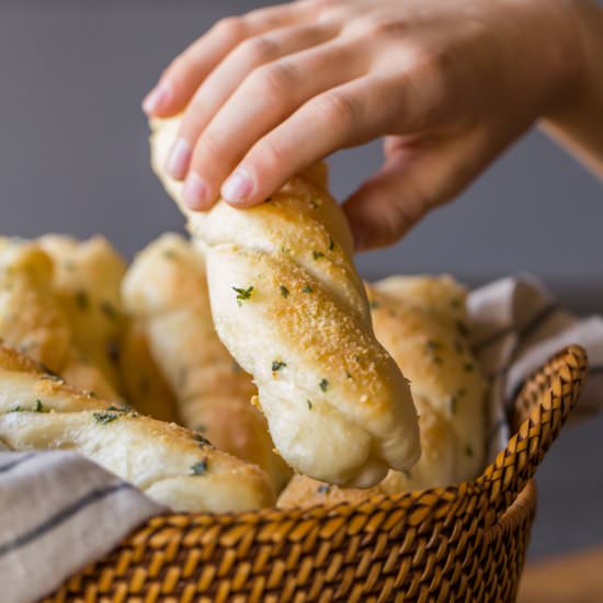 Buttery Garlic Breadsticks - Recipe photo by lovelylittlekitchen