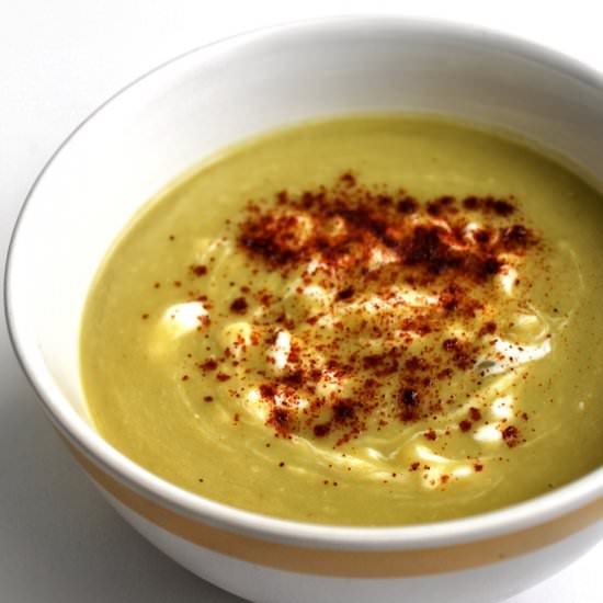 Asparagus and Leek Soup - Recipe photo by goodwitchkitchen