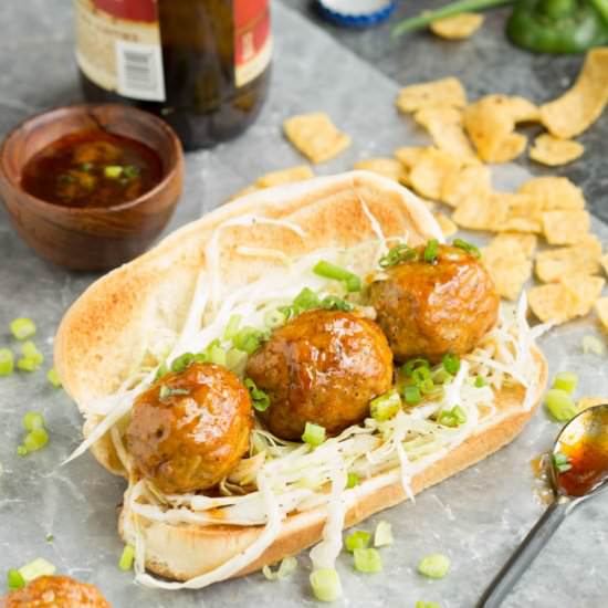 Nashville Hot Chicken Meatball S/W - Recipe photo by CallMePMc