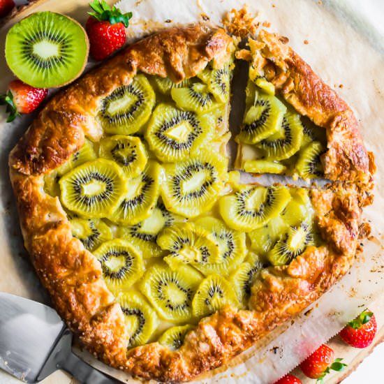 Kiwi Honey Galette - Recipe photo by My Digital Kitchen