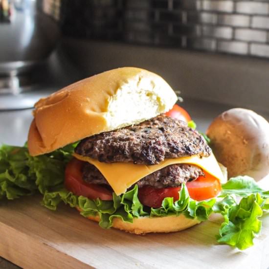 Double Cheeseburgers - Recipe photo by Lisa G Cooks
