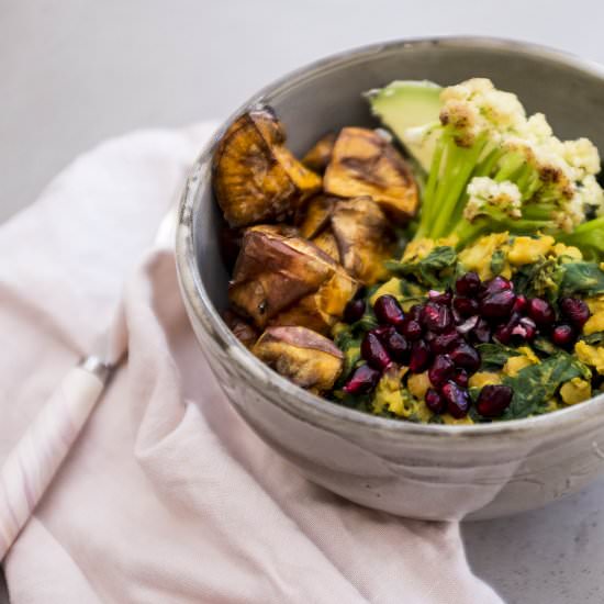 The Best Chickpea Buddha Bowl - Recipe photo by Kalemaryblog
