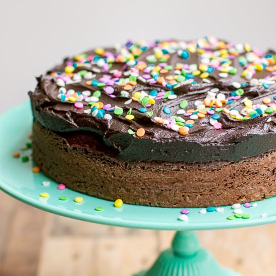 Everyday Chocolate Snack Cake - Recipe photo by nourishandfete