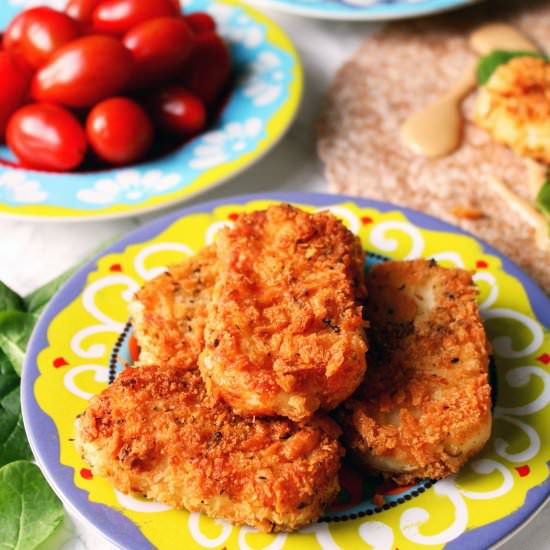 Crispy Fried Halloumi - Recipe photo by SupperintheSuburbsN14