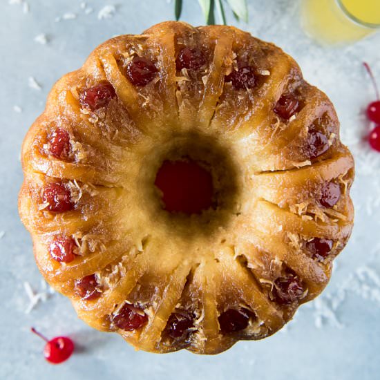 Pina Colada Bundt Cake - Recipe photo by crumbykitchen