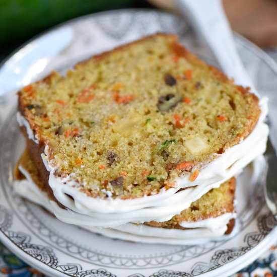 Carrot Apple Zucchini Bread - Recipe photo by MomOnTimeout