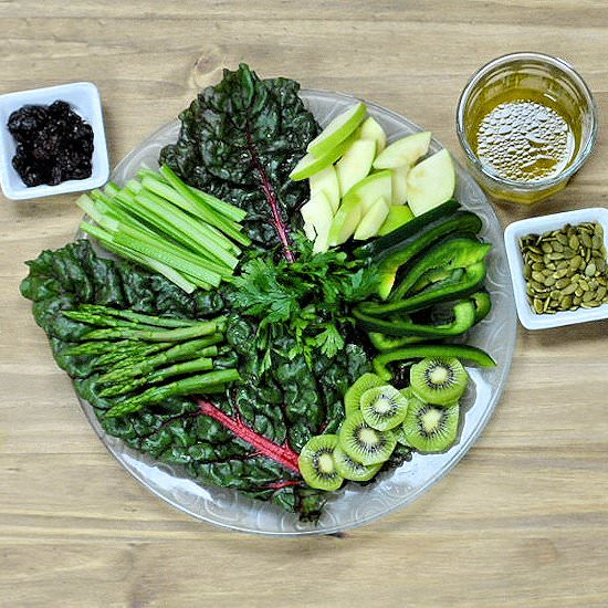 Green Salad with Citrus Dressing - Recipe photo by agourmetfoodblog