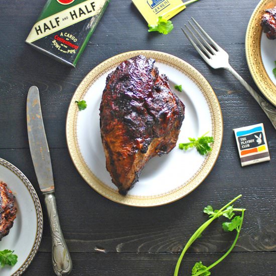 Smoked Whole Chicken - Recipe photo by theunmanlychef