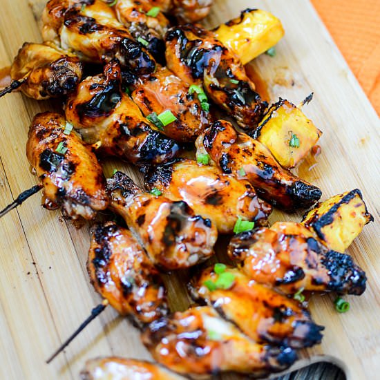 Sweet & Spicy Grilled Wings - Recipe photo by TheSaltyPot