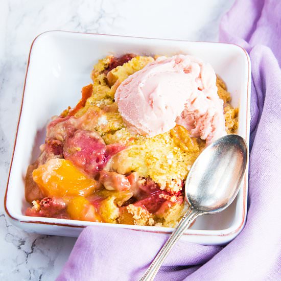 Cheater Fruit Cobbler - Recipe photo by TheSaltyPot