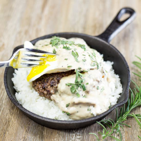 Loco Moco - Recipe photo by artzyfoodie