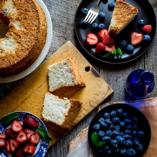 Angel Food Cake - Recipe photo by healthy seasonal recipes