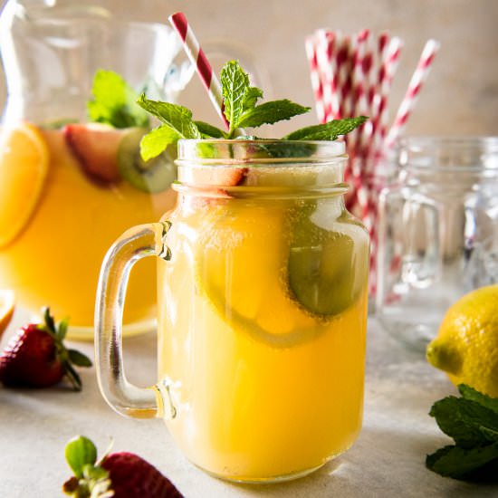 Orange Lemonade Twist Punch - Recipe photo by crumbykitchen