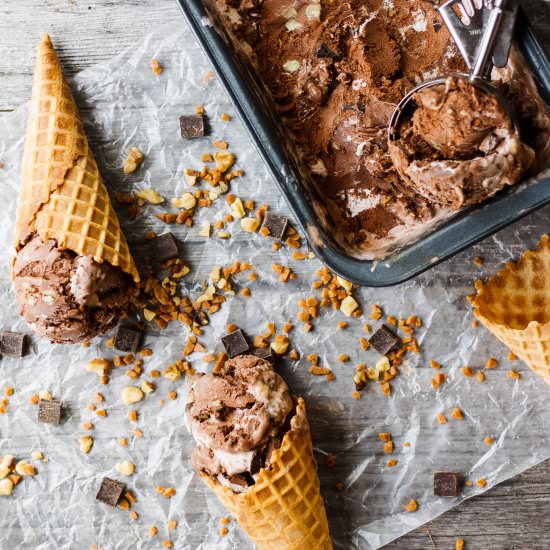 Fully-Loaded Chocolate Ice Cream - Recipe photo by thegreybell