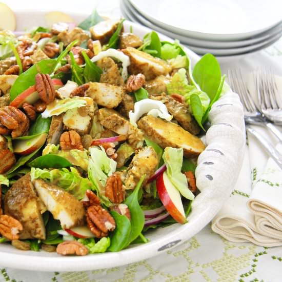 Curried Spinach Chicken Salad - Recipe photo by sumptuousliving