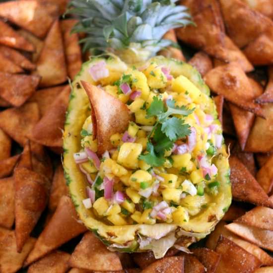 Tropical Fruit Salsa - Recipe photo by HautePepper