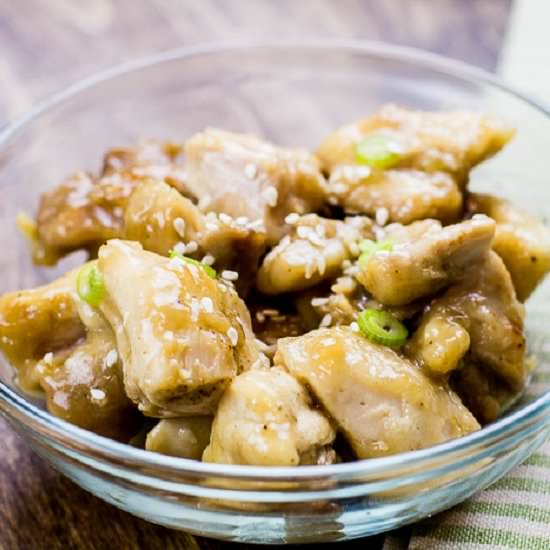 Paleo Sticky Honey Chicken - Recipe photo by fithappyfree