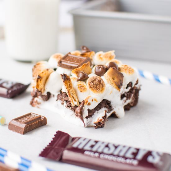 S'moregasm Brownies - Recipe photo by A baJillian Recipes