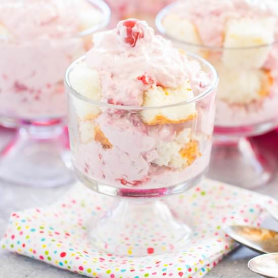 Pink Stuff Parfaits - Recipe photo by thegoldlininggirl