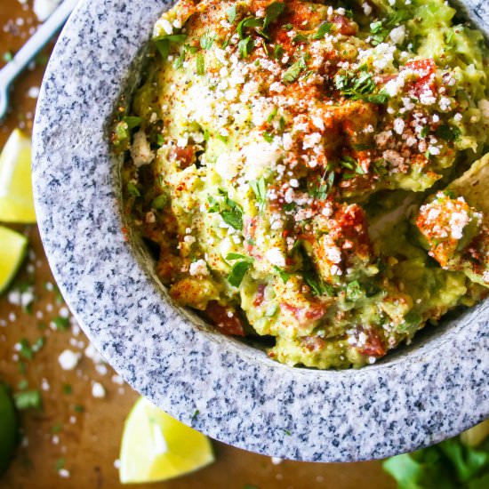 Perfect Chunky Guacamole - Recipe photo by aflavorjournal