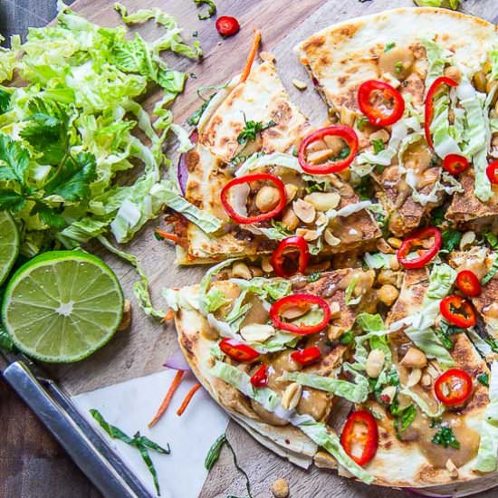 Thai Chicken Quesadillas - Recipe photo by sumptuousliving