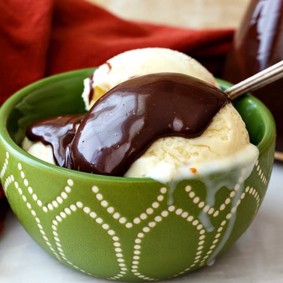 Best Quick Hot Fudge Sauce - Recipe photo by onlinepastrychef