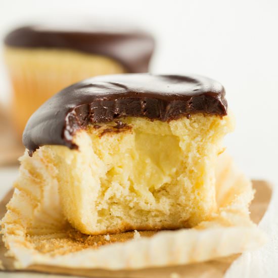 Boston Cream Cupcakes - Recipe photo by browneyedbaker