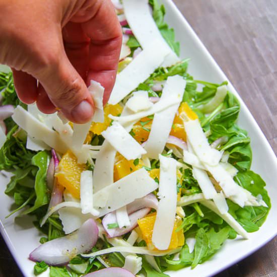 Arugula Fennel Salad With Citrus - Recipe photo by sumptuousliving