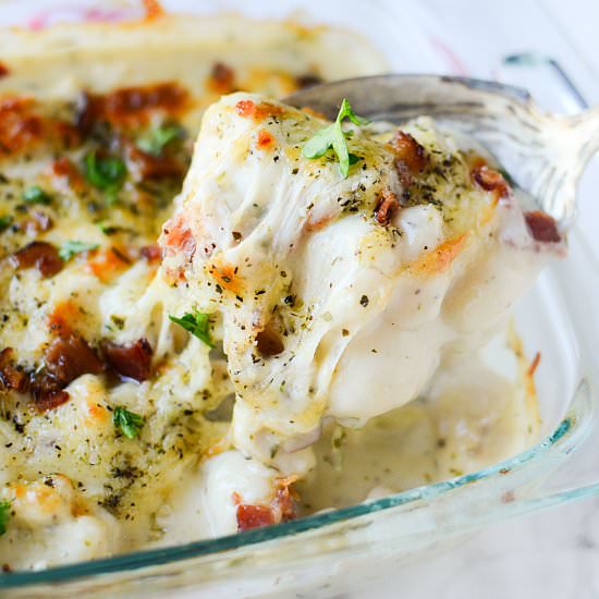 Cheesy Bacon Gnocchi Hugs - Recipe photo by TheSaltyPot