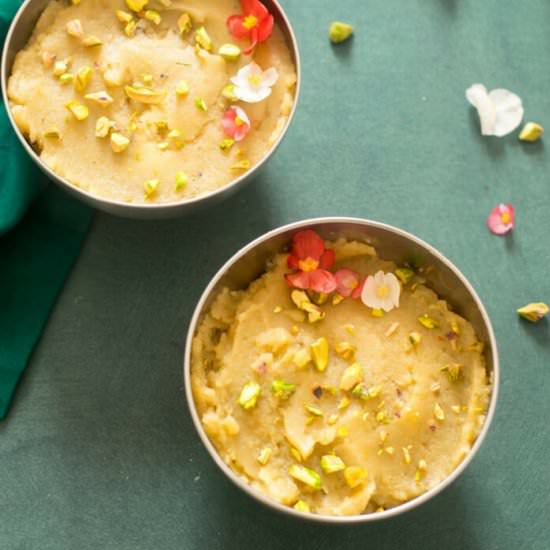 Banana Sheera - Recipe photo by cooking with sapana