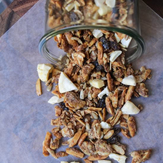 Paleo Apple Cinnamon Granola - Recipe photo by whatstheovenonfor