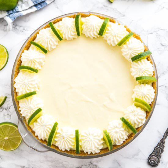 No Bake Key Lime Pie - Recipe photo by platedcravings
