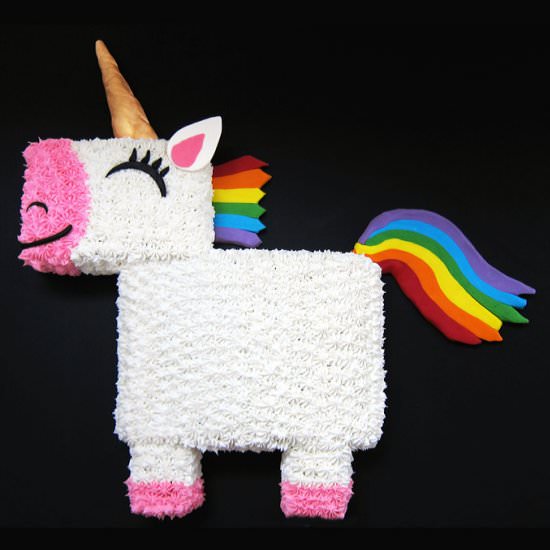 Rainbow Unicorn Cake - Recipe photo by Hungry Happenings
