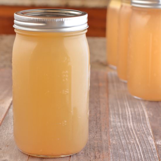 Liquid Gold – 1 Hour Chicken Stock - Recipe photo by Chef in the Burbs