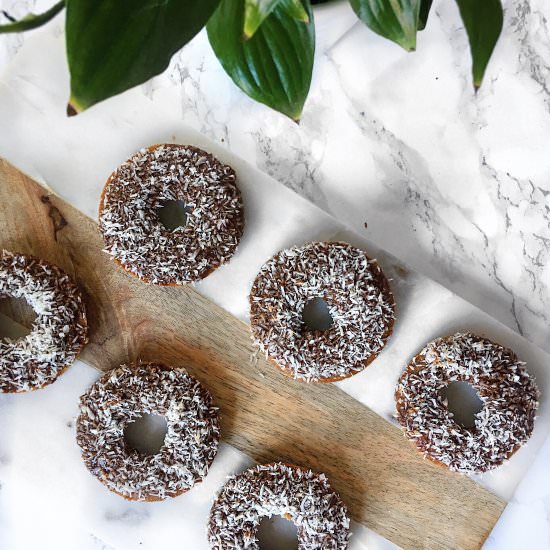 Coconut Flour Baked Doughnuts - Recipe photo by nourishyourglow