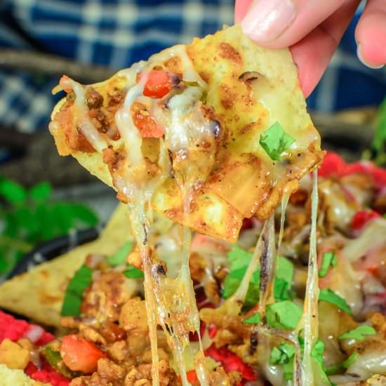Tipsy Campfire Nachos - Recipe photo by pepperspennies