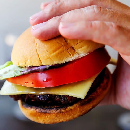 Red Wine Burgers - Recipe photo by platingsandpairings