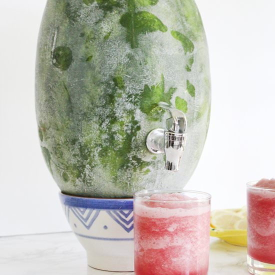 Mint Watermelon Lemonade Slush - Recipe photo by SouthernMomLoves