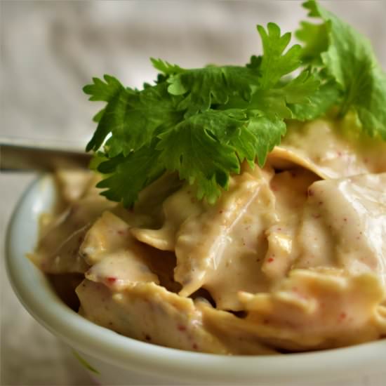 Dahi Papad - Recipe photo by The Hungry Merchant