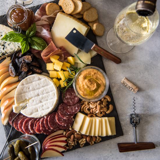 How to Build a Cheese Board - Recipe photo by crumbykitchen